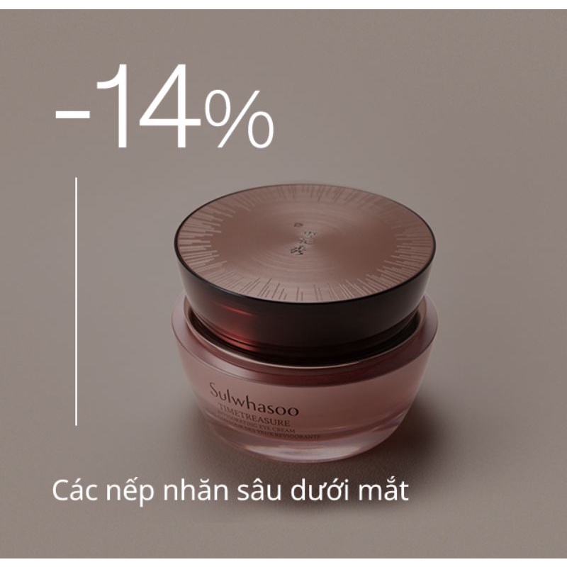 Kem mắt thông đỏ chống lão hóa, săn chắc Sulwhasoo Timetreasure Invigorating Eye Cream