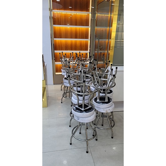 Ghế inox không bánh xe