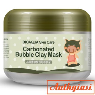Mặt nạ thải độc - dưỡng da bì heo Bioaqua Carbonated Bubble Clay Mask 100g