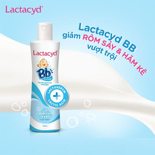 Sữa tắm gội trẻ em Lactacyd Milky, Lactacyd Baby - Bảo vệ kép, sữa tắm rôm sảy, dưỡng da cho bé.