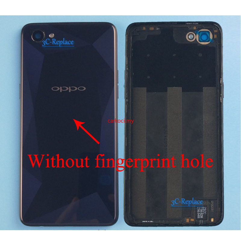 Ck Ốp Điện Thoại Mặt Kính Màu Đen / Đỏ / Hồng / Bạc Cho Oppo F7 / Oppo F7 Youth Edition / Oppo A3