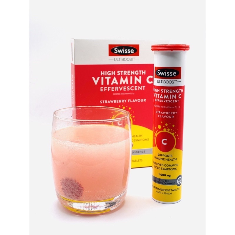 Vitamin C sủi Swisse Úc hàm lượng siêu cao 1000mg