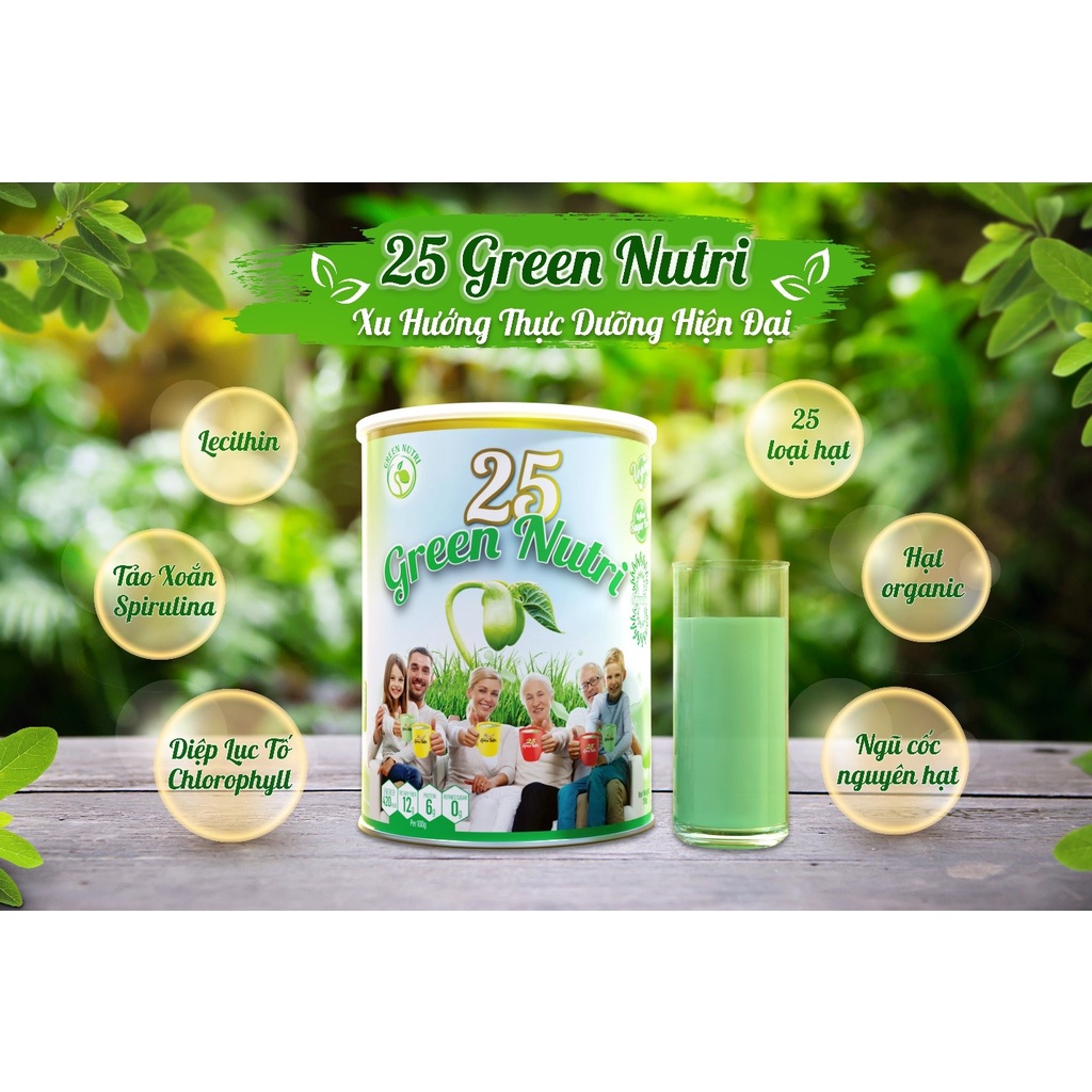 Bột Ngũ Cốc 25 loại hạt đậu - 25 Green Nutri