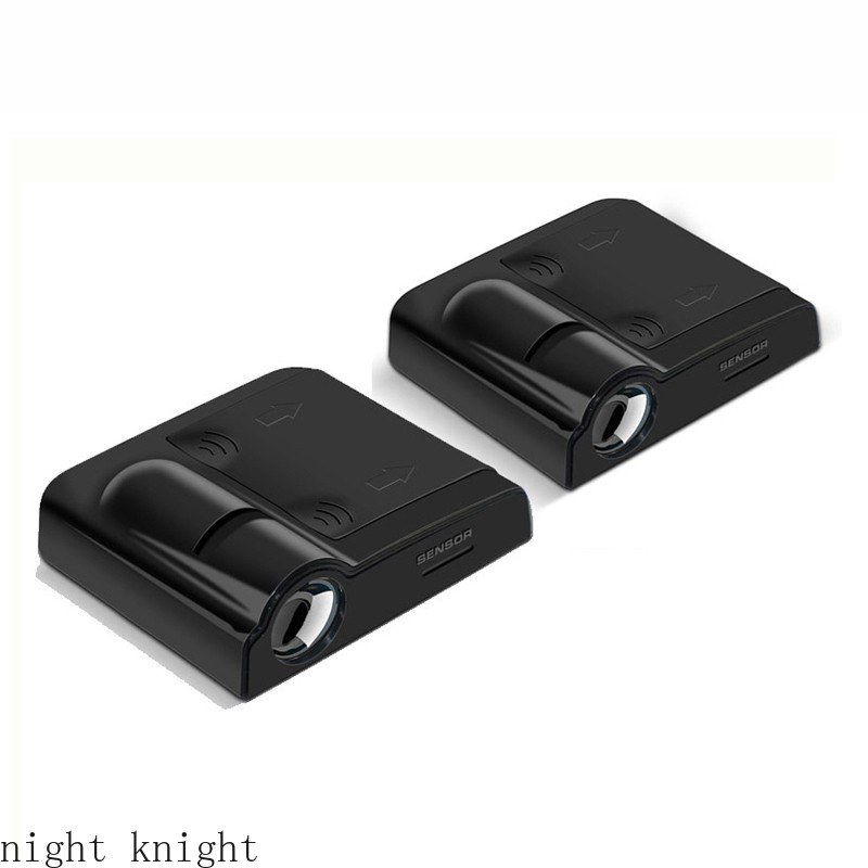 Set 2 Đèn Chiếu Laser Không Dây Gắn Cửa Xe Ô Tô Chuyên Dụng Cho Dòng Peugeot 206 207 307 4008 RCZ 5008