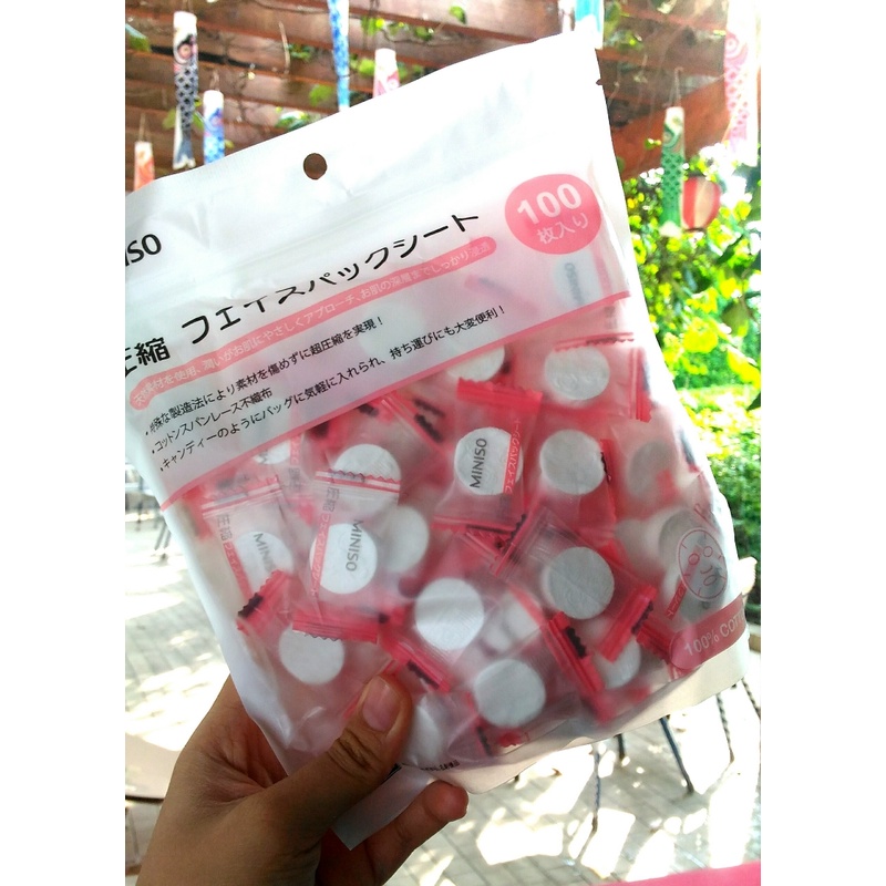 Mặt Nạ Giấy Nén Miniso Nhật Bản TAstore