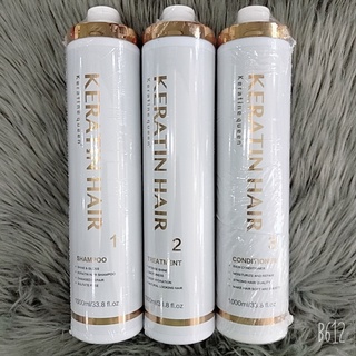 Bộ 3 bước keratin phục hồi tóc hư tổn nhẹ Queen