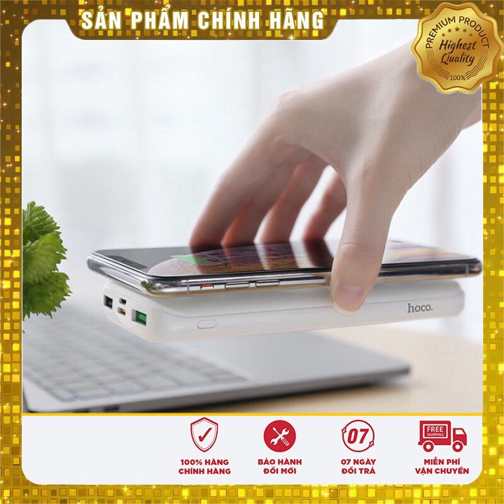 [ Giá siêu rẻ,chính hãng 100% ]  Pin sạc dự phòng 10000mAh hoco J56 có đèn báo trạng thái-Hàng phân phối chính hãng