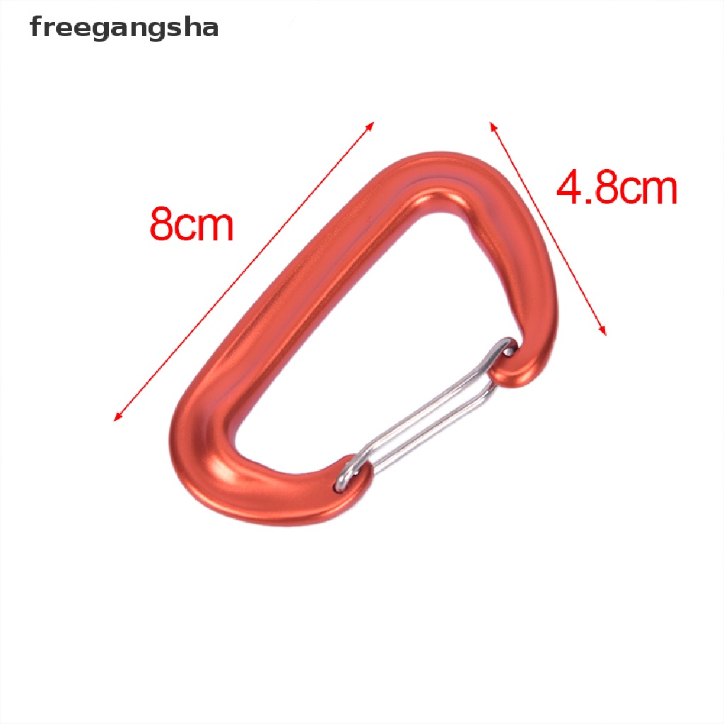[FREG] 7075 Aluminum Climbing Buckle 12KN Hammock Safety Balance Carabiner Clasp FDH