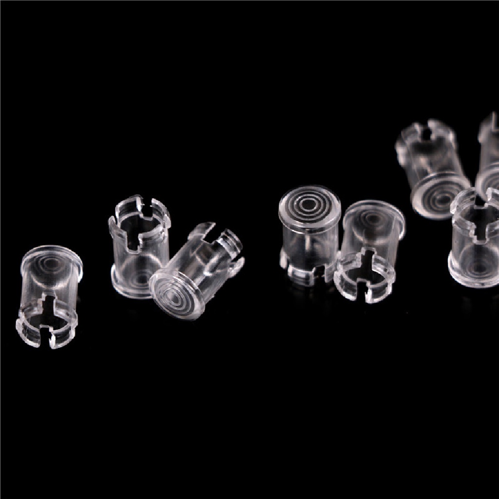 10 Chụp Đèn LED Diode 5mm Trong Suốt