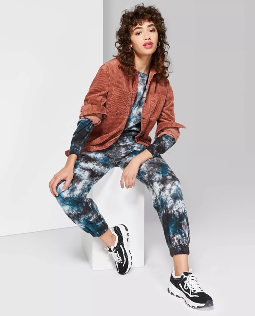 Quần nỉ WILD FABLE HIGH-RISE VINTAGE TIE-DYE