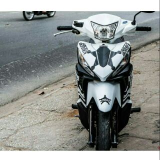 Tem trùm wave rsx đen trắng