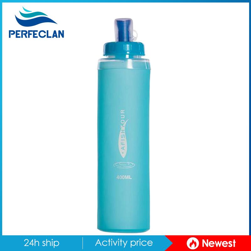 Bình Nước Thể Thao Bằng TPU Mềm Gấp Gọn Tiện Dụng