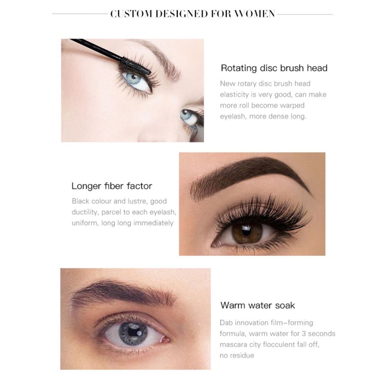 Mascara Pudaier sợi tơ 4D màu đen làm dài dày và cong mi chống nước chống nhòe
 | BigBuy360 - bigbuy360.vn