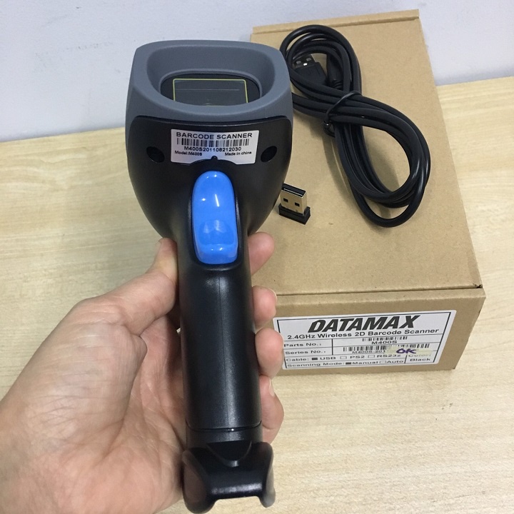 Máy quét không dây 2D QR  DATAMAX M400S Scan mã QR 2D mã vạch Barcode 1D - Quét được mã trên màn hình điện thoại , PC