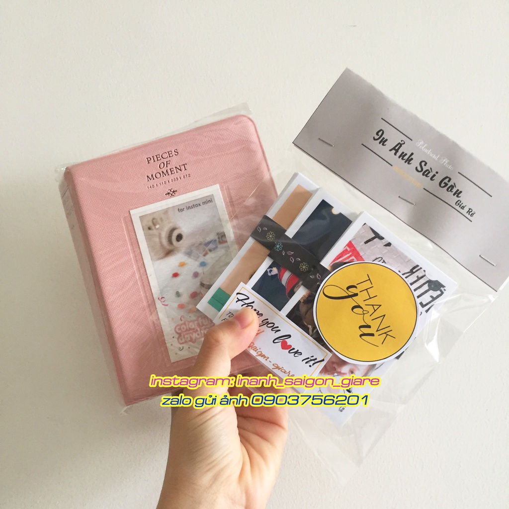 COMBO ALBUM ẢNH - MUA ALBUM TẶNG KÈM IN 65 ẢNH - album 6x9cm