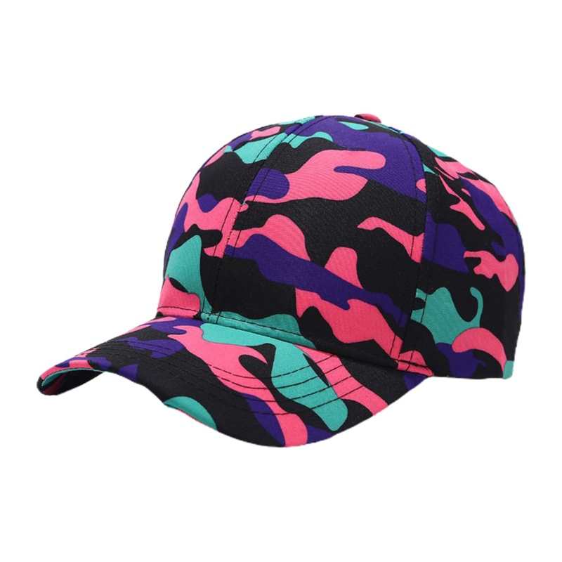 Xiangbao Mũ Lưỡi Trai Họa Tiết Rằn Ri Màu Tương Phản Phong Cách Harajuku Hip Hop Đường Phố Mùa Hè Có