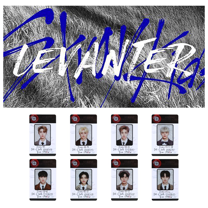 1 Thẻ Tên Bằng PVC Cho Fan Nhóm Nhạc KPOP STRAY KIDS