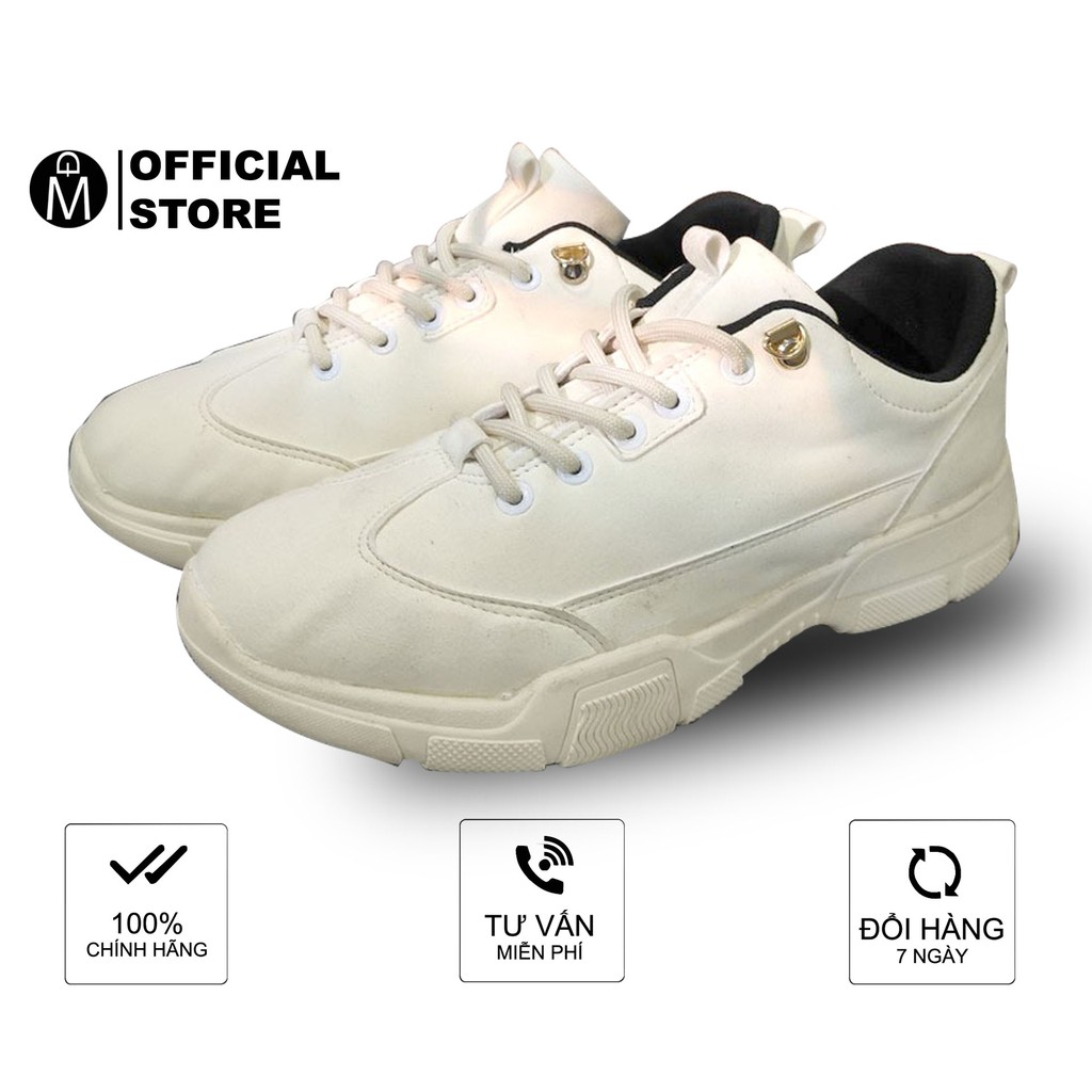 Giày sneaker nam MĐ G884 màu kem | BigBuy360 - bigbuy360.vn