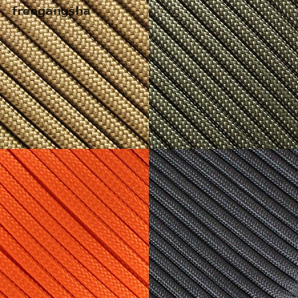 [FREG] 50M 7-Core Paracord Rope Outdoor Polyester Parachute Cord Camping Survival FDH