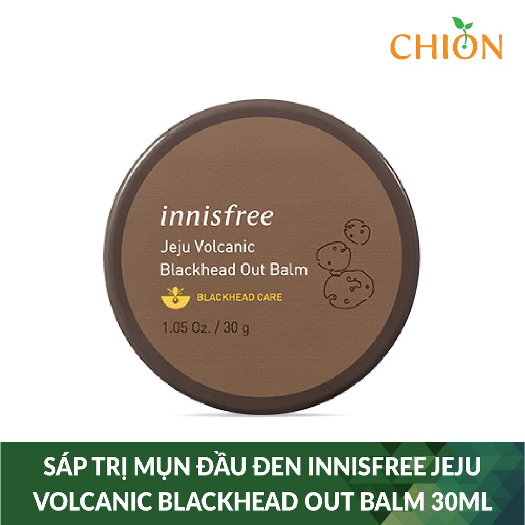 Hàn Quốc Chính Hãng - Sáp Trị Mụn Đầu Đen Innisfree Jeju Volcanic Blackhead Out Balm 30ml