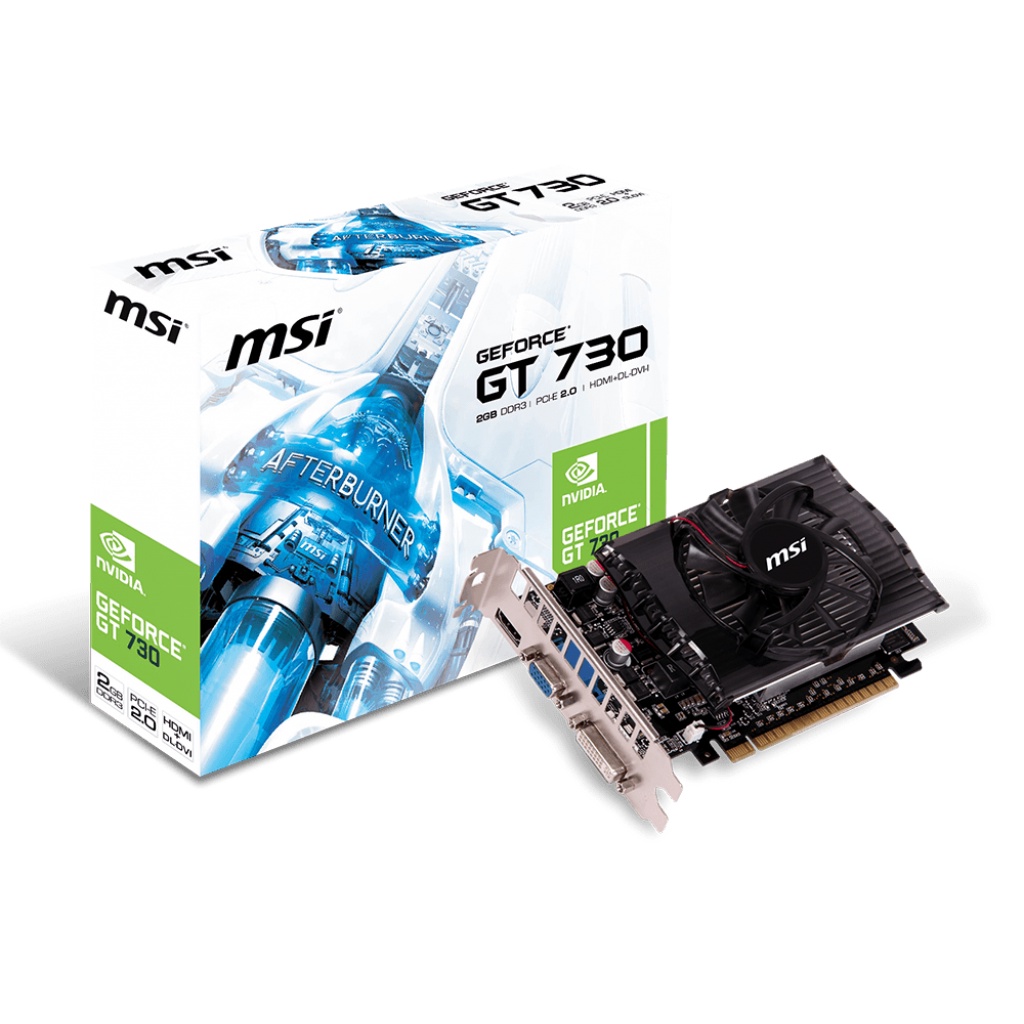 Card Màn Hình, VGA MSI N7302GD3 (Geforce GT 730/ 2Gb/ DDR3/ 128Bit) Đã Qua Sử Dụng