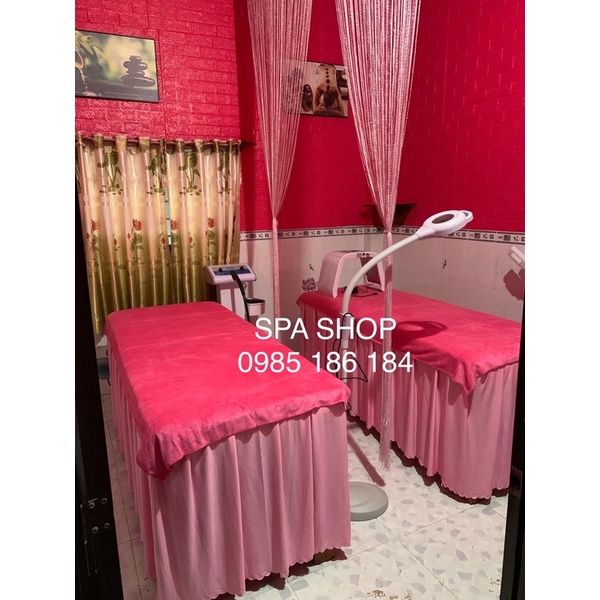 Ga phủ giường Spa chất liệu Thun