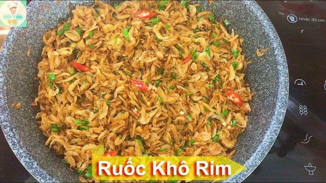 Tép khô không phẩm màu, sạch 100%