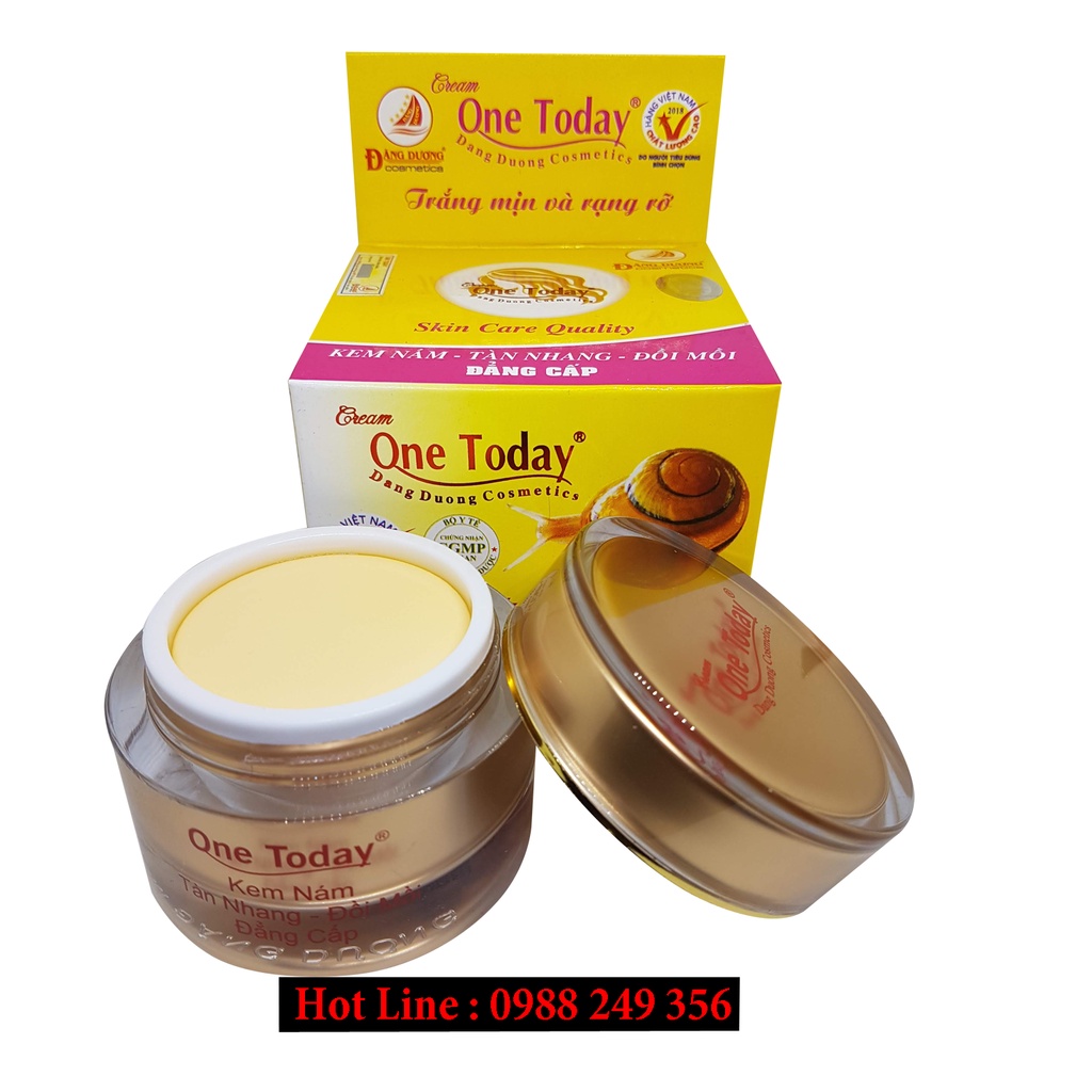 KEM NÁM TÀN NHANG ĐỒI MỒI ĐẲNG CẤP VIP ONE TODAY 30G + TẶNG SỮA RỬA MẶT ONE TODAY