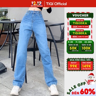 Quần jean ống suông nữ cao cấp TiQi Jeans B2-142