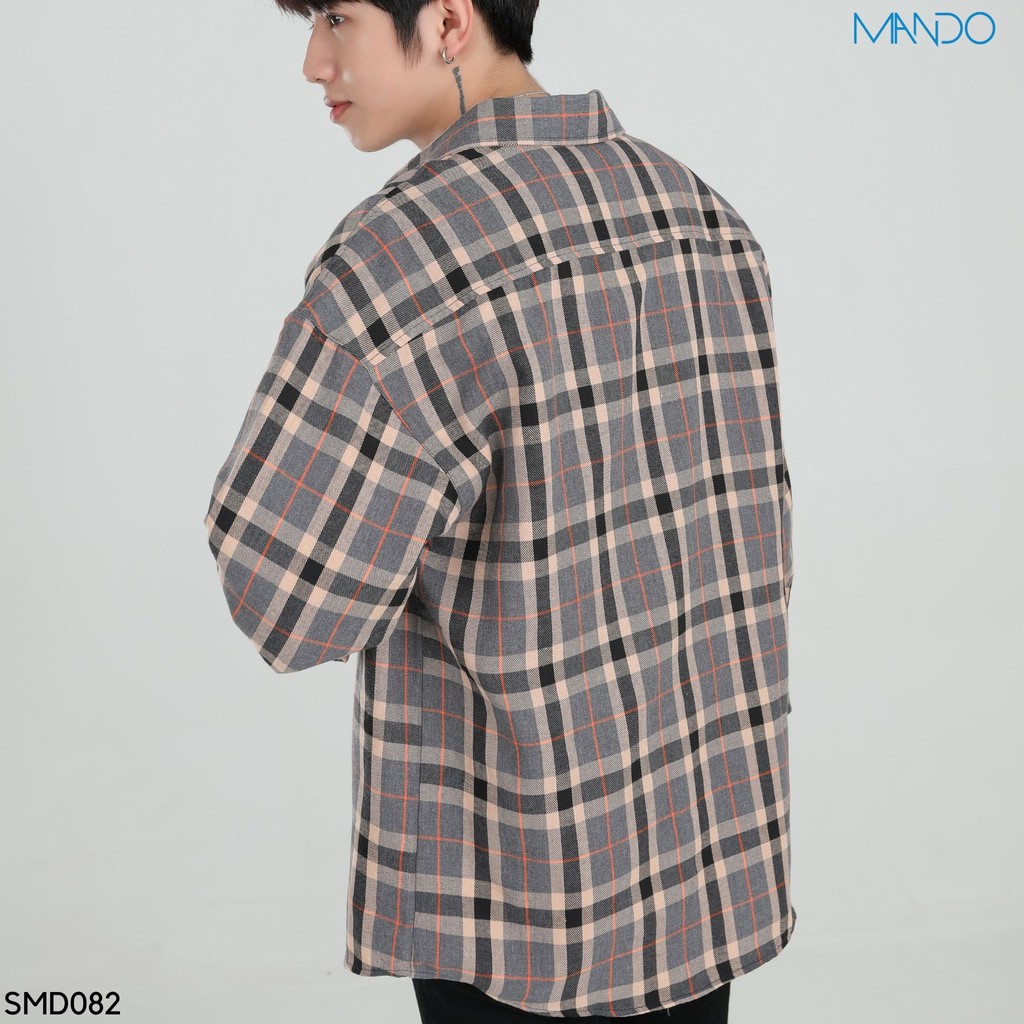 Áo Sơ Mi Nam Dài Tay Kẻ Caro Form Rộng Mềm Mịn Phong Cách Hàn Quốc Thời Trang Nam MANDO  SMD082 | BigBuy360 - bigbuy360.vn