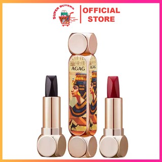 Son 3D 3 Màu AGAG mềm mịn siêu mướt môi - Super Buyers