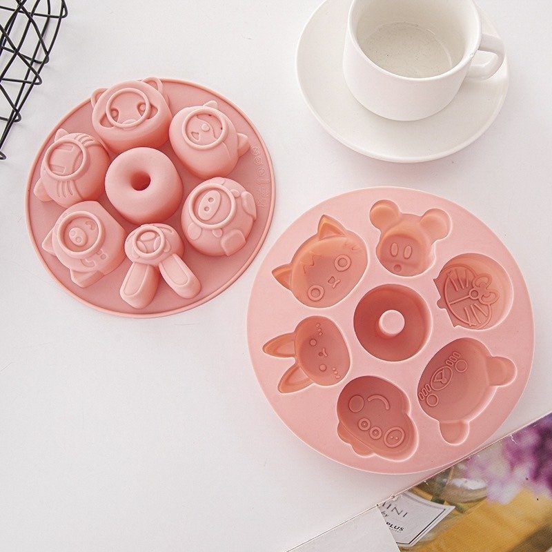 Khuôn silicon hình thú/ Khuôn hình bàn chân mèo làm bánh cho bé siêu cute