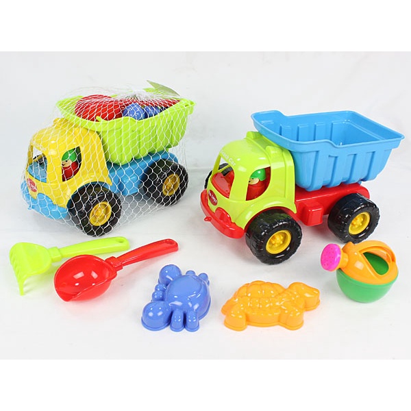 Bộ đồ chơi ô tô xúc cát kèm xẻng xúc