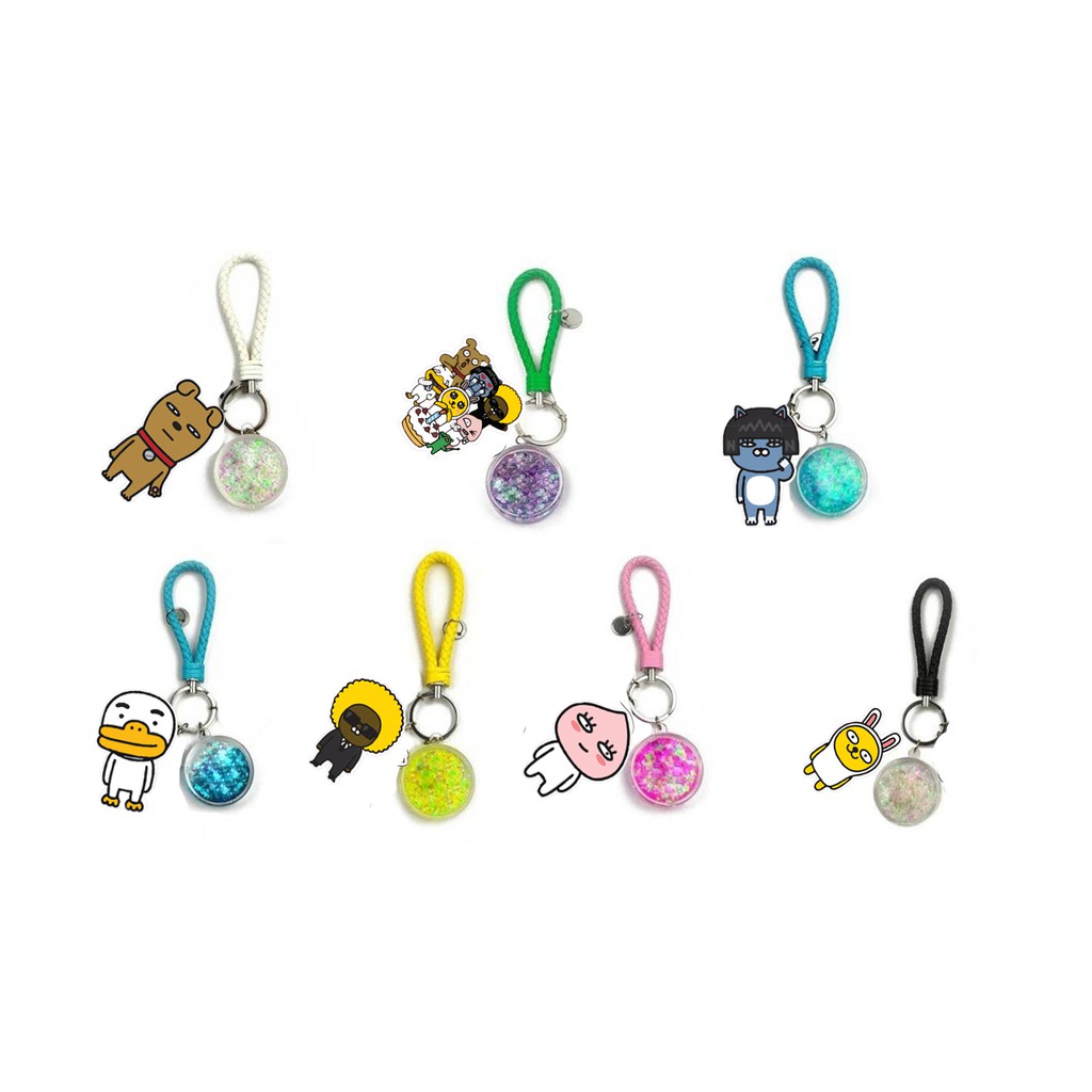 Móc khoá bé đào kim tuyến MKT8 móc khoá cute dễ thương kpop idol hoạt hình