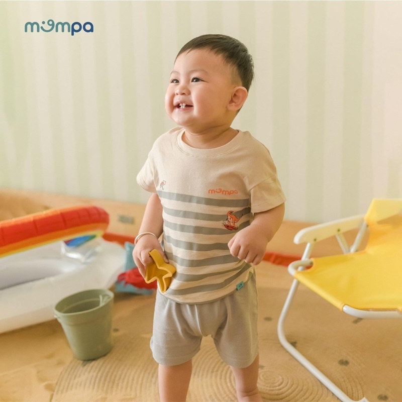MP612 Bộ cộc tay cho bé cotton Mompa (1-5T)