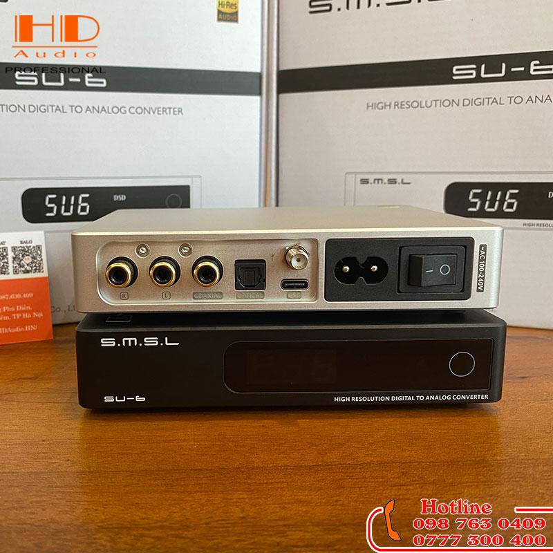 Giải Mã/DAC SMSL SU6 - ES9038Q2M - Hỗ Trợ 32bit /768kHz -LDAC