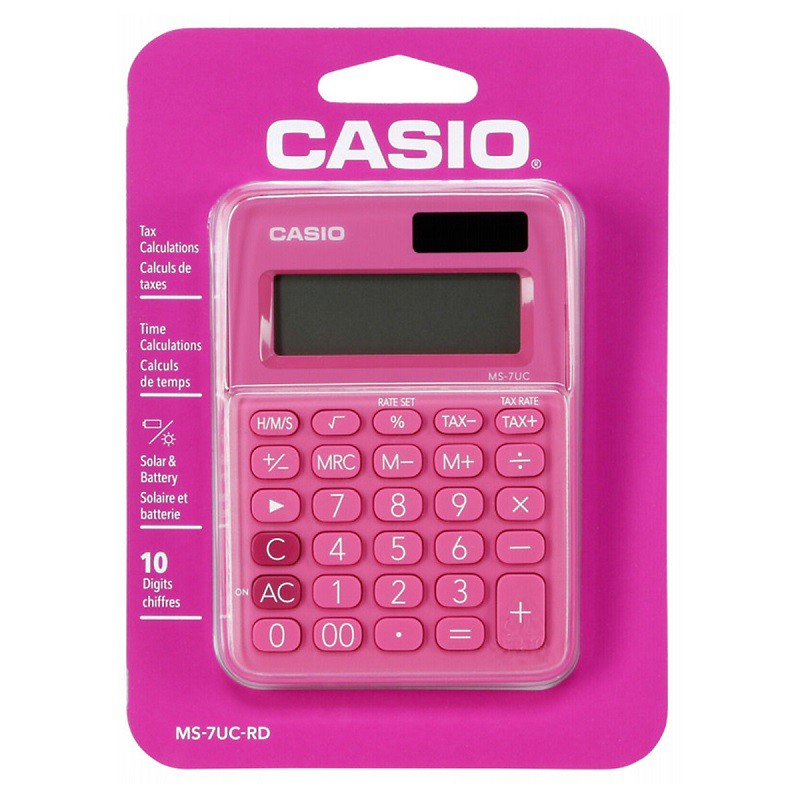 [Mã BMBAU50 giảm 7% đơn 99K] Máy tính Casio MS-7UC nhiều sắc màu - Chính hãng Casio - Bảo hành 7 năm