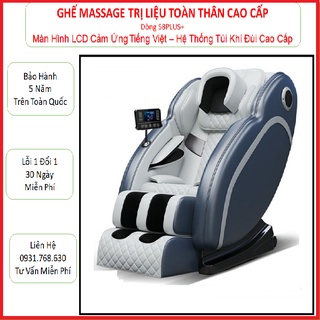 Ghế massage toàn thân s8 plus. ghế matxa toàn thân công nghệ nhật bản.điều khiển bằng giọng nói. màn hình lcd tiếng việt