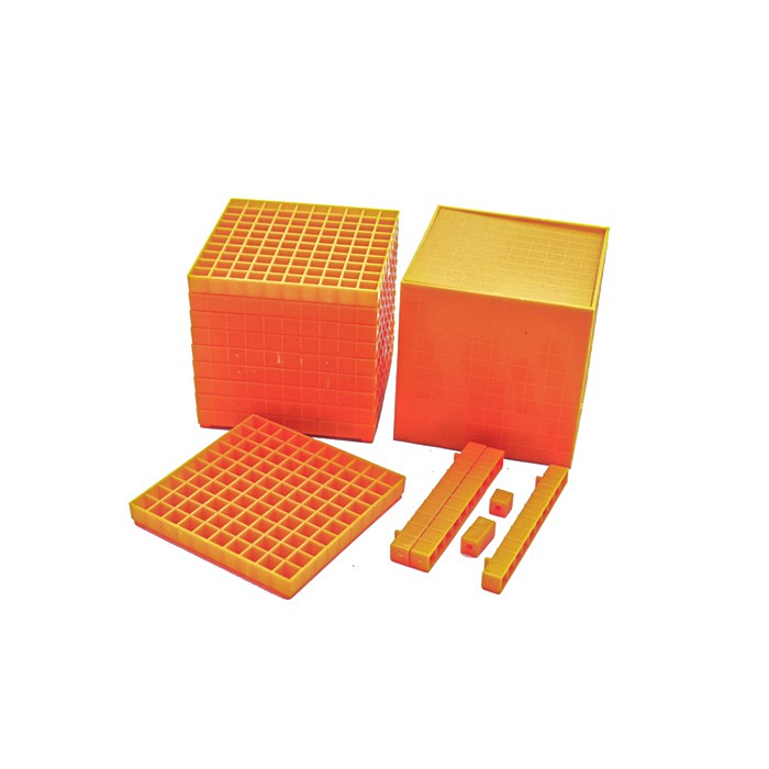 Giáo cụ Montessori học toán hệ thập phân 121 chi tiết
