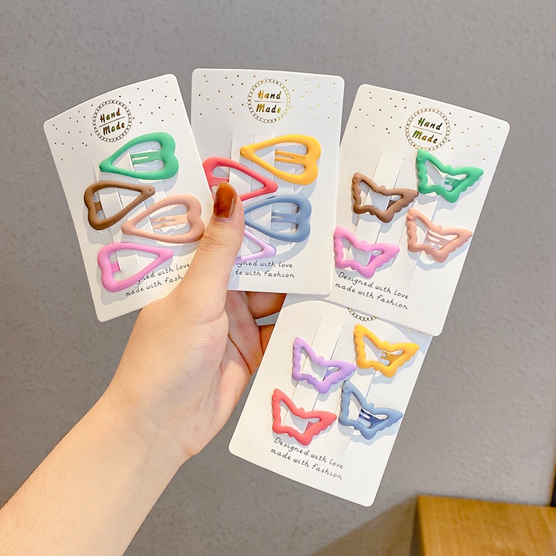 Kẹp tóc nhiều hình dáng dễ thương dành cho bé gái