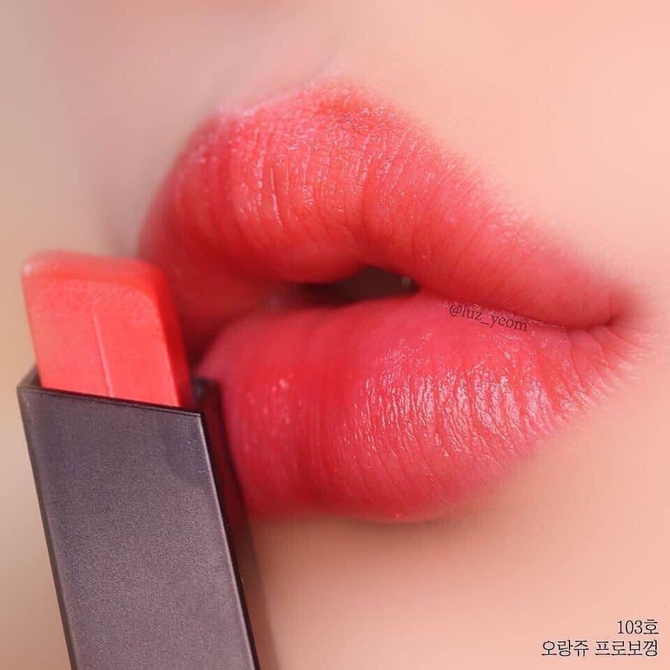 CHÍNH HÃNG -Son YSL THE SLIM SHEER MATTE 103 Orange provocant