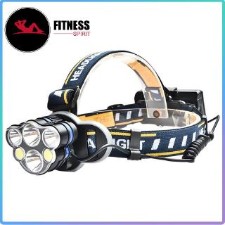 Đèn Pin Đội Đầu 6 / 5 Bóng Led Siêu Sáng
