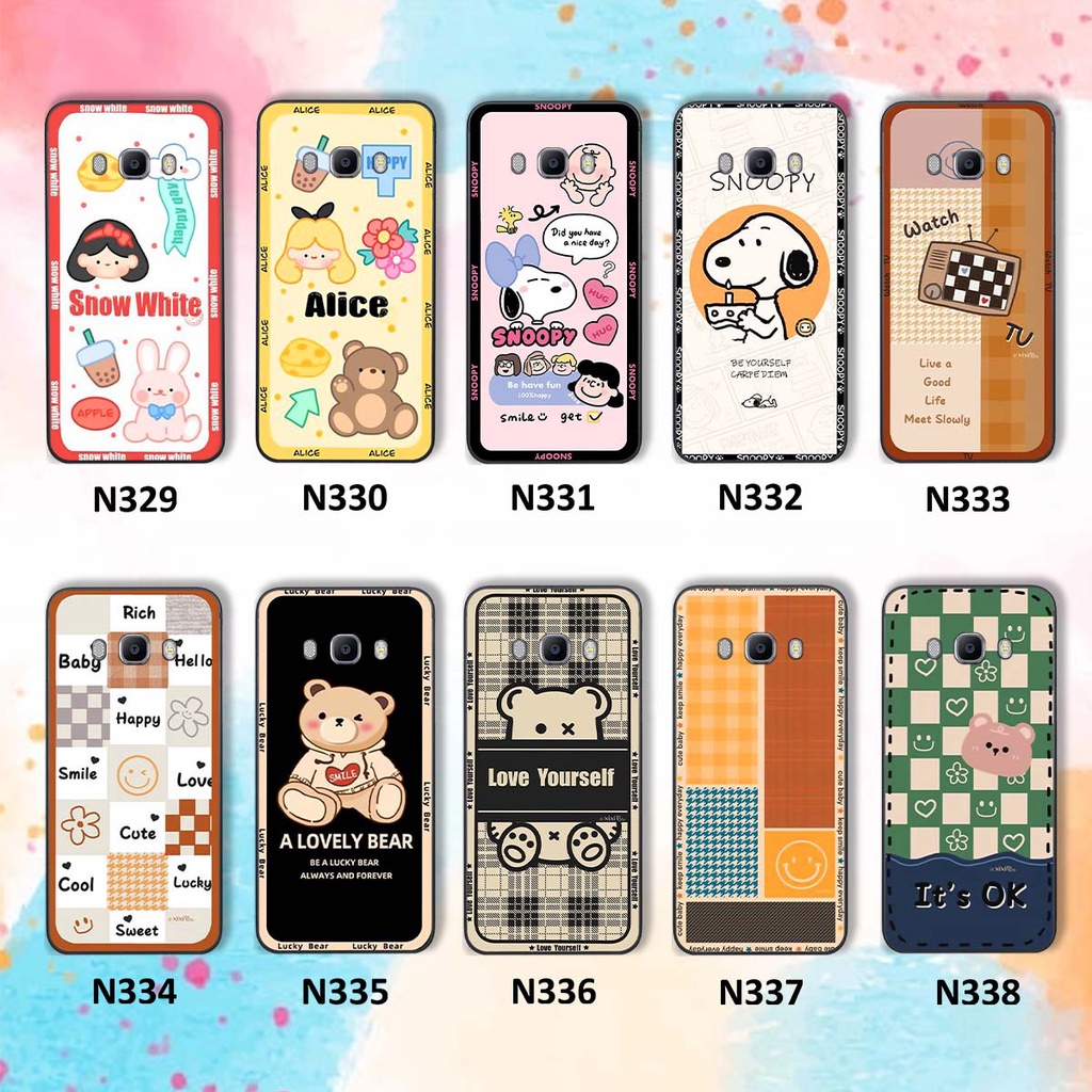 Ốp Samsung J5 2016 / J7 2016 hoạ tiết cute dễ thương . Vỏ lưng SS chính hãng