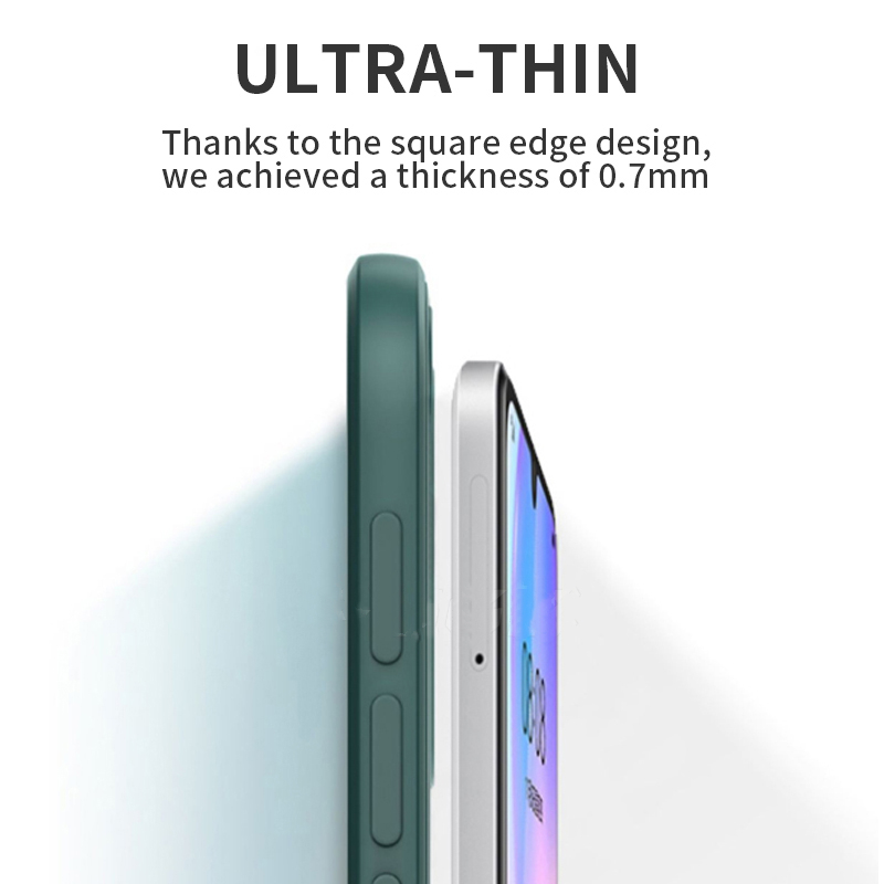 Ốp Lưng Silicone Mềm Chống Sốc Màu Trơn Cho Samsung Galaxy S21 Plus A12 A42 Note 20 Ultra | BigBuy360 - bigbuy360.vn