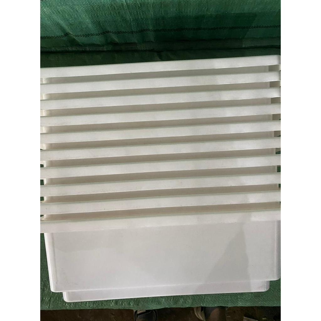 Combo 5 Chậu nhựa hình chữ nhật trồng hoa,trồng rau,trồng cây cảnh thông minh dày đẹp