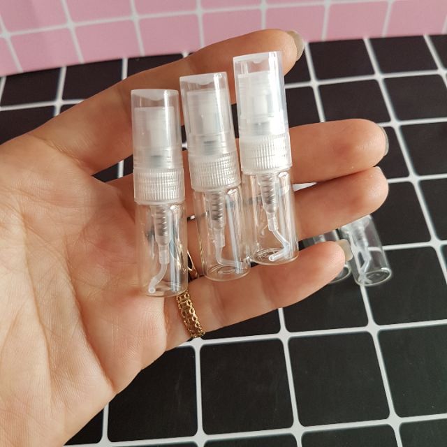 Chai test 2ml dạng xịt - Chai test mini 2ml thủy tinh chiết mẫu thử