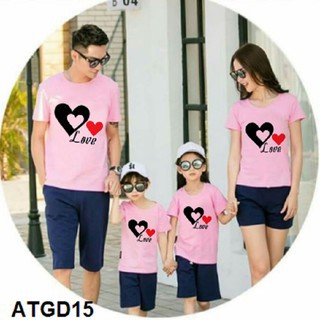 ÁO THUN GIA ĐÌNH - ĐI BIỂN - NHÓM SIÊU HOT IN HÌNH TRÁI TIM ĐỎ LOVE ĐÁNG YÊU Inbox Chọn Kiểu TƯ VẤN SIZE( Quà Tặng)