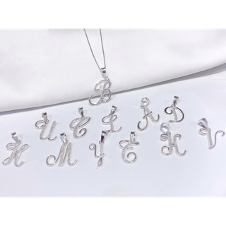 Vòng cổ bạc ⚜️freeship⚜️ dây chuyền bạc chữ cái