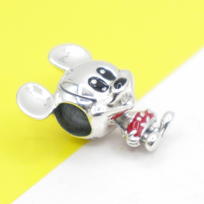 Chuỗi hạt xâu làm vòng tay hình chuột Mickey đáng yêu