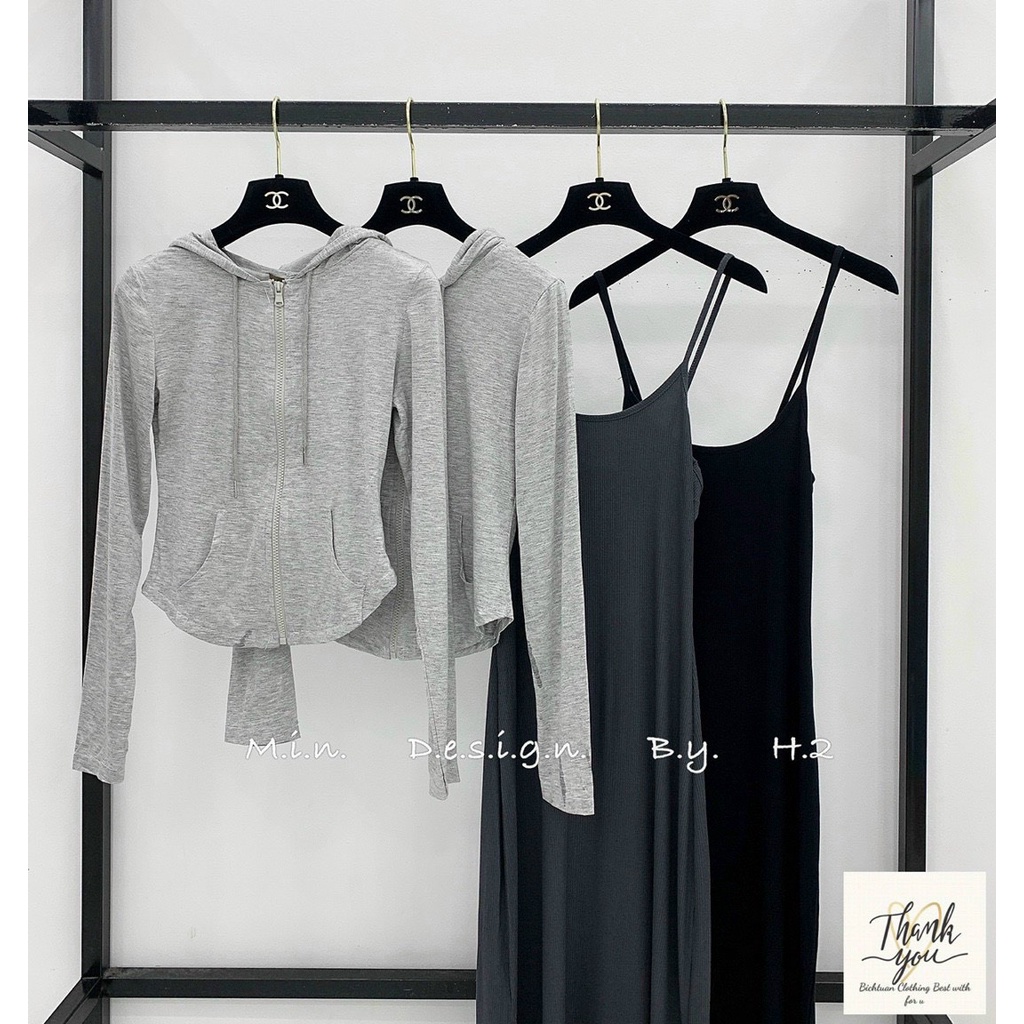 Váy Body ôm dài siêu siêu tôn dáng,set 2 món gồm khoác mỏng mix 2s-Minxy shop